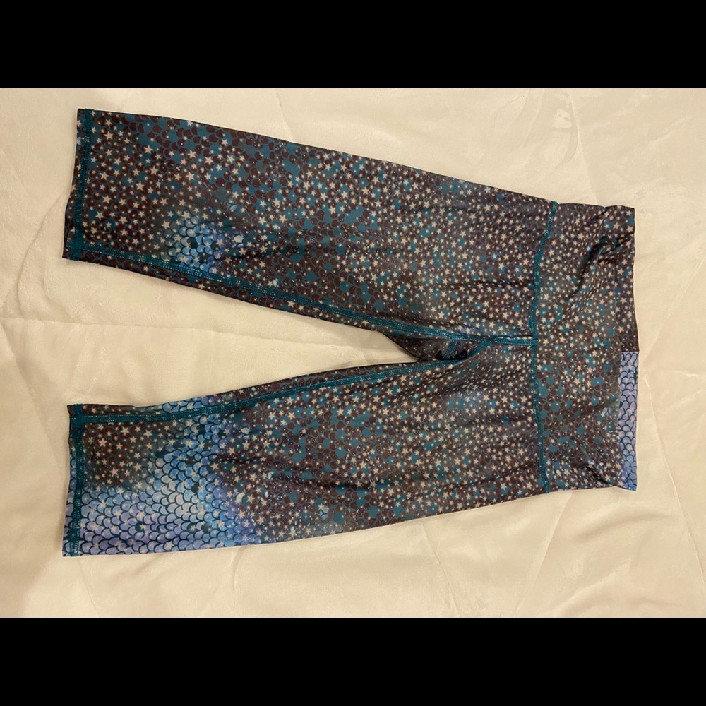 Teeki mermaid fairy queen print crop pants